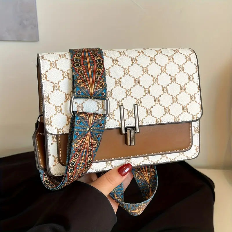 Versatile Geometric Shoulder Bag