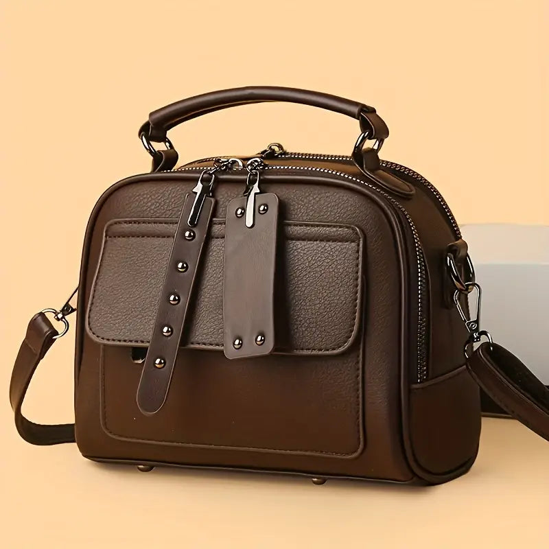 Multi-Layer Large Crossbody Bag