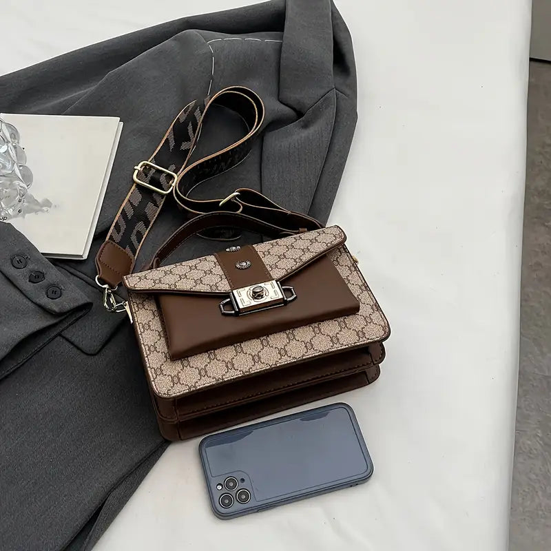 Classic Retro Square Shoulder Bag