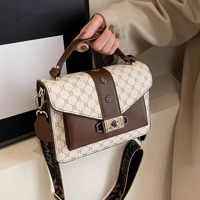 Classic Retro Square Shoulder Bag